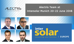Alectris solar O&M team at Intersolar Europe in Munich