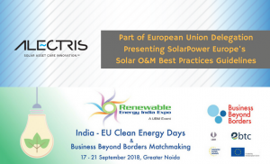 Alectris at EU – India Clean Energy Days & International Matchmaking