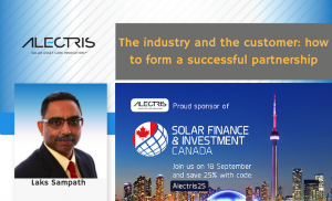 Alectris at Solar Finance & Investment Canada