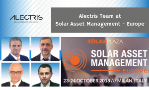 Alectris solar O&M team at SAM EU