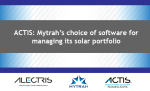 mytrah india solar software actis erp